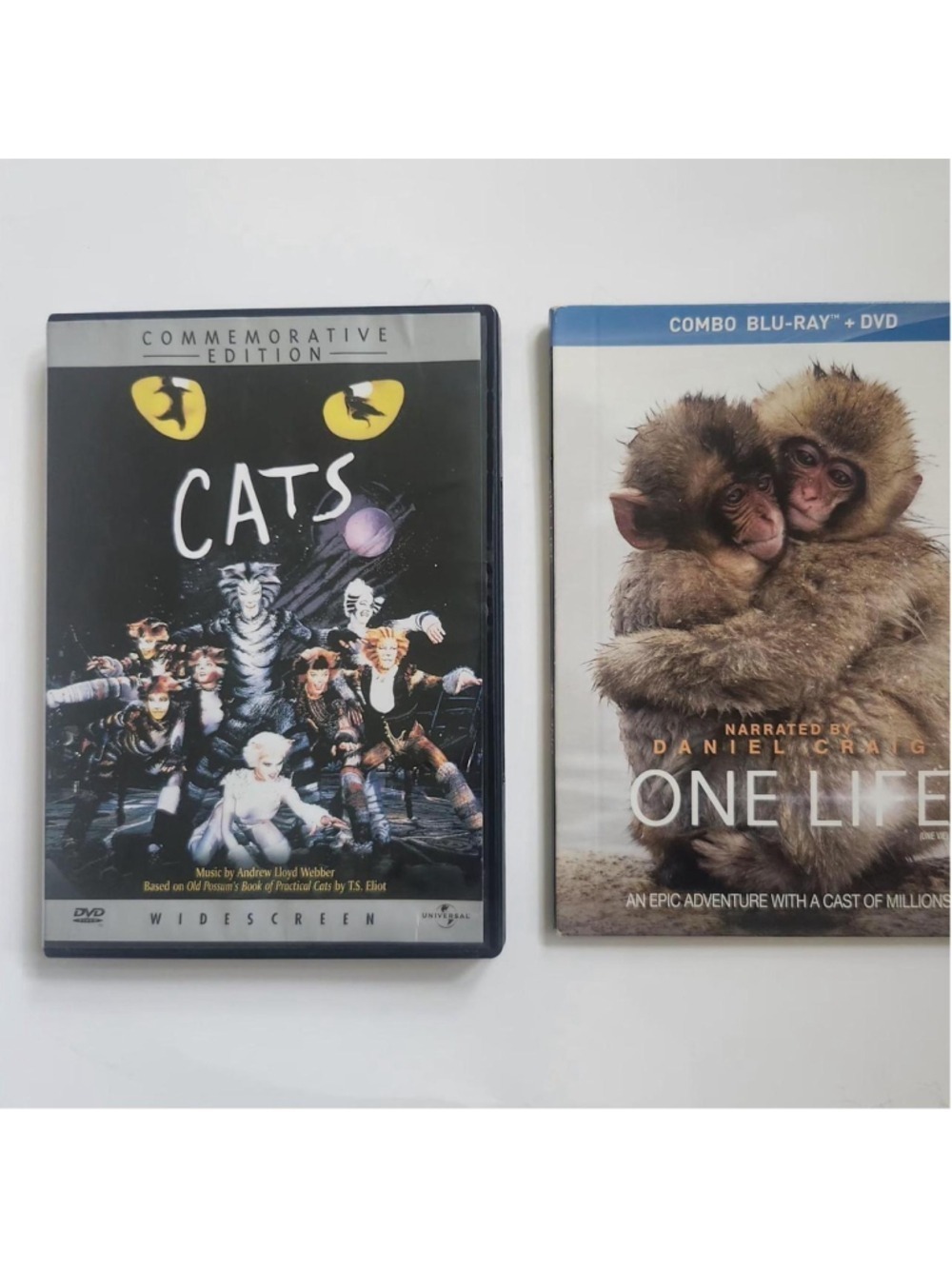 Cats DVD and One Life Blu-ray DVD bundle #catsoftheatre #wildlife #dvd